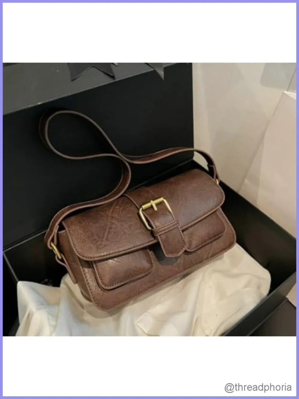 Vegan Leather Hobo Crossbody Bag Women Shoulder Purse Y2K Clutch